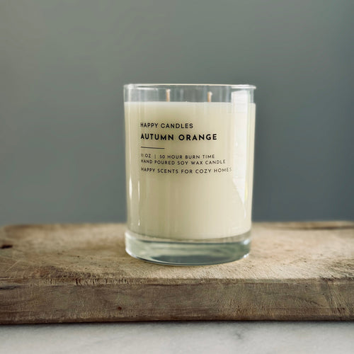 Autumn Orange Candle